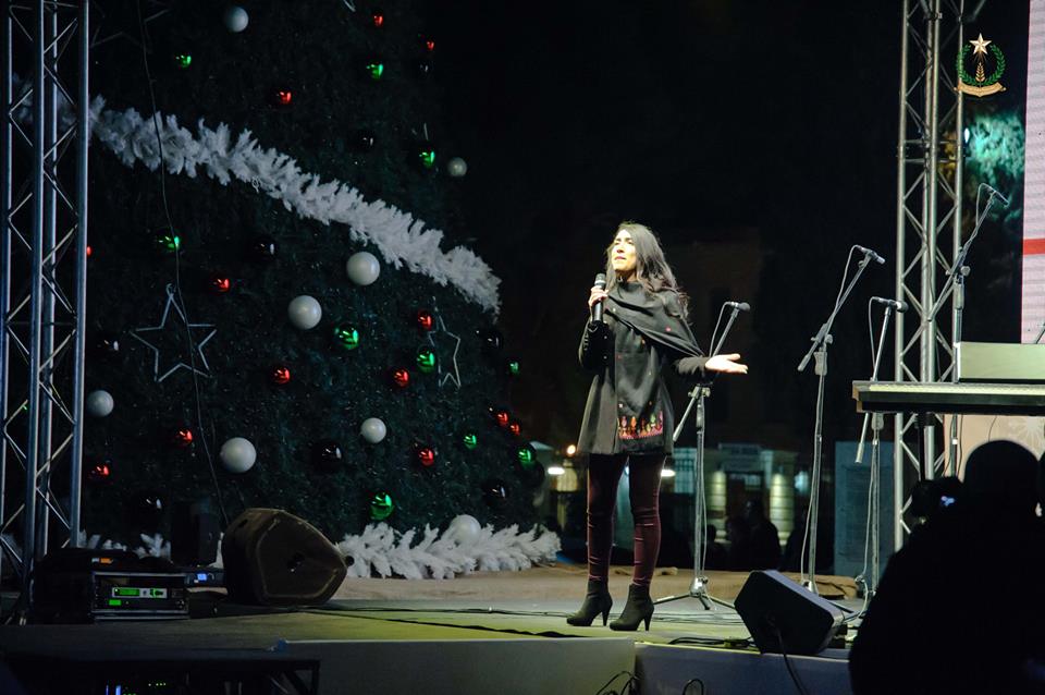 الاحتفال بإضاءة شجرة الميلاد في مدينة بيت لحم