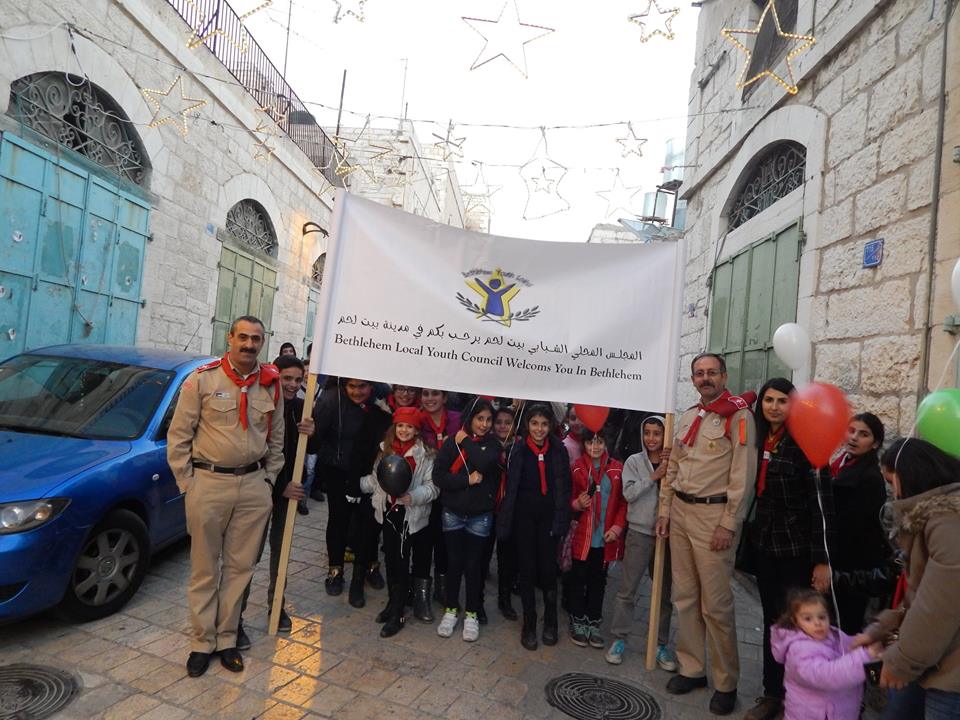  المجلس  الشبابي في بيت لحم يشارك في تنظيم مهرجان "رحلة سلام الى بيت لحم"