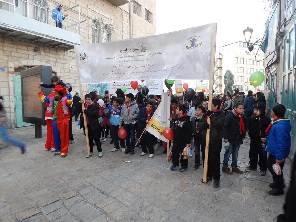 المجلس  الشبابي في بيت لحم يشارك في تنظيم مهرجان "رحلة سلام الى بيت لحم"