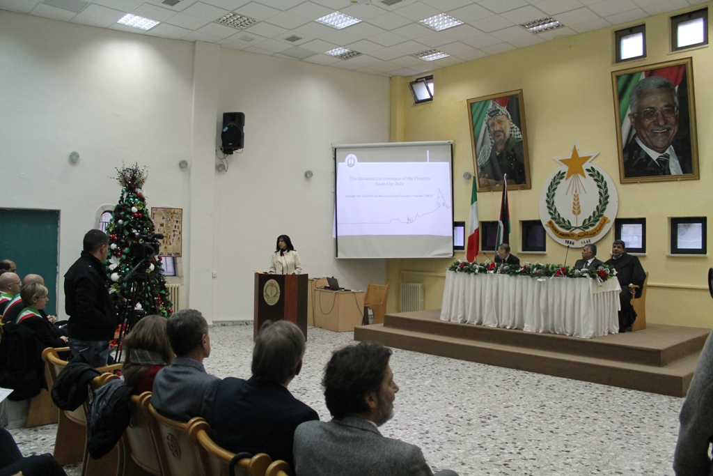 بلدية بيت لحم تطلق مجموعة من مشاريعها  الممولة من الحكومة الإيطالية من خلال  برنامج دعم البلديات الفلسطينية ومن بينها حوش السريان والمدبسة