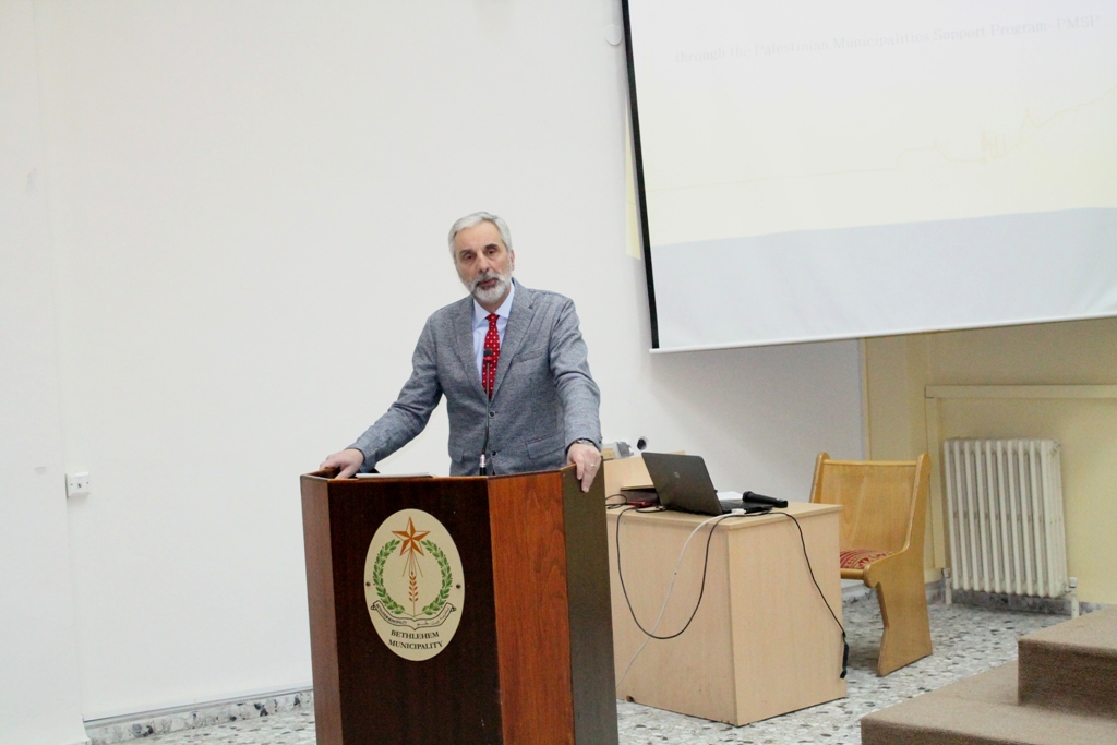 بلدية بيت لحم تطلق مجموعة من مشاريعها  الممولة من الحكومة الإيطالية من خلال  برنامج دعم البلديات الفلسطينية ومن بينها حوش السريان والمدبسة