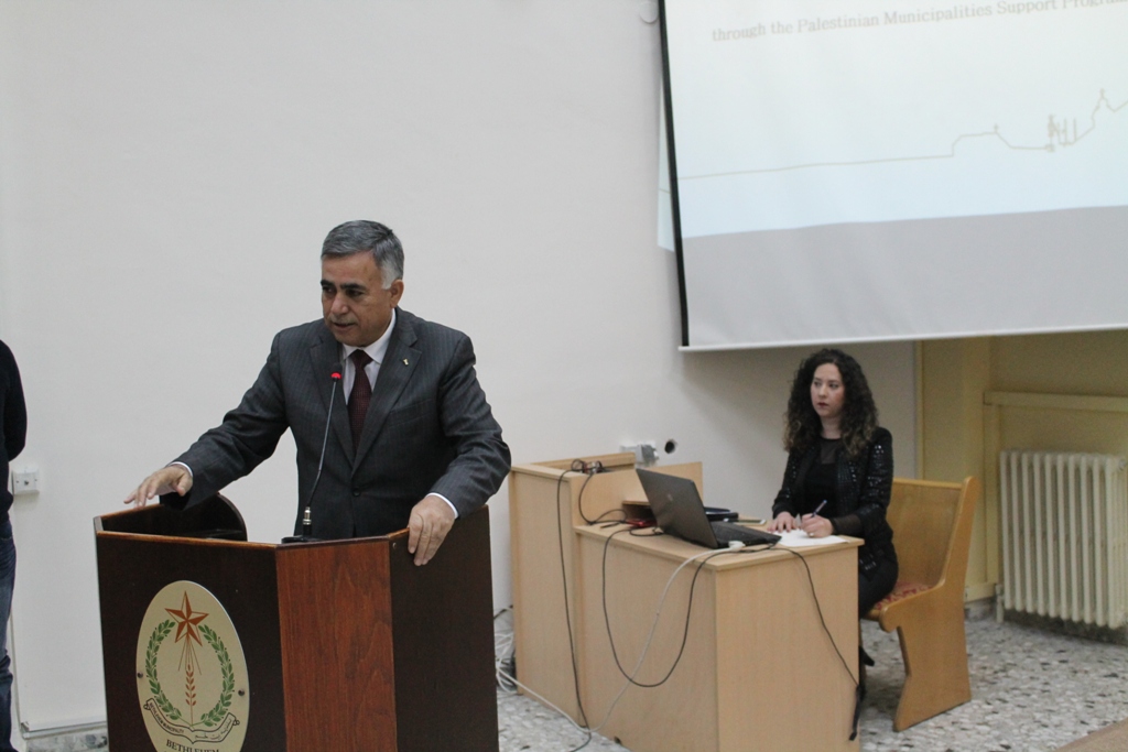 بلدية بيت لحم تطلق مجموعة من مشاريعها  الممولة من الحكومة الإيطالية من خلال  برنامج دعم البلديات الفلسطينية ومن بينها حوش السريان والمدبسة