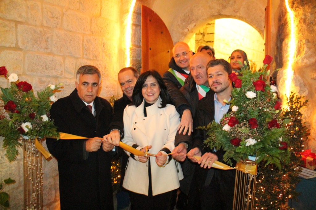 بلدية بيت لحم تطلق مجموعة من مشاريعها  الممولة من الحكومة الإيطالية من خلال  برنامج دعم البلديات الفلسطينية ومن بينها حوش السريان والمدبسة