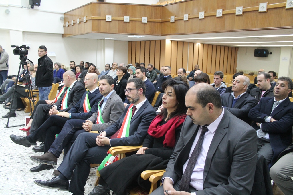 بلدية بيت لحم تطلق مجموعة من مشاريعها  الممولة من الحكومة الإيطالية من خلال  برنامج دعم البلديات الفلسطينية ومن بينها حوش السريان والمدبسة