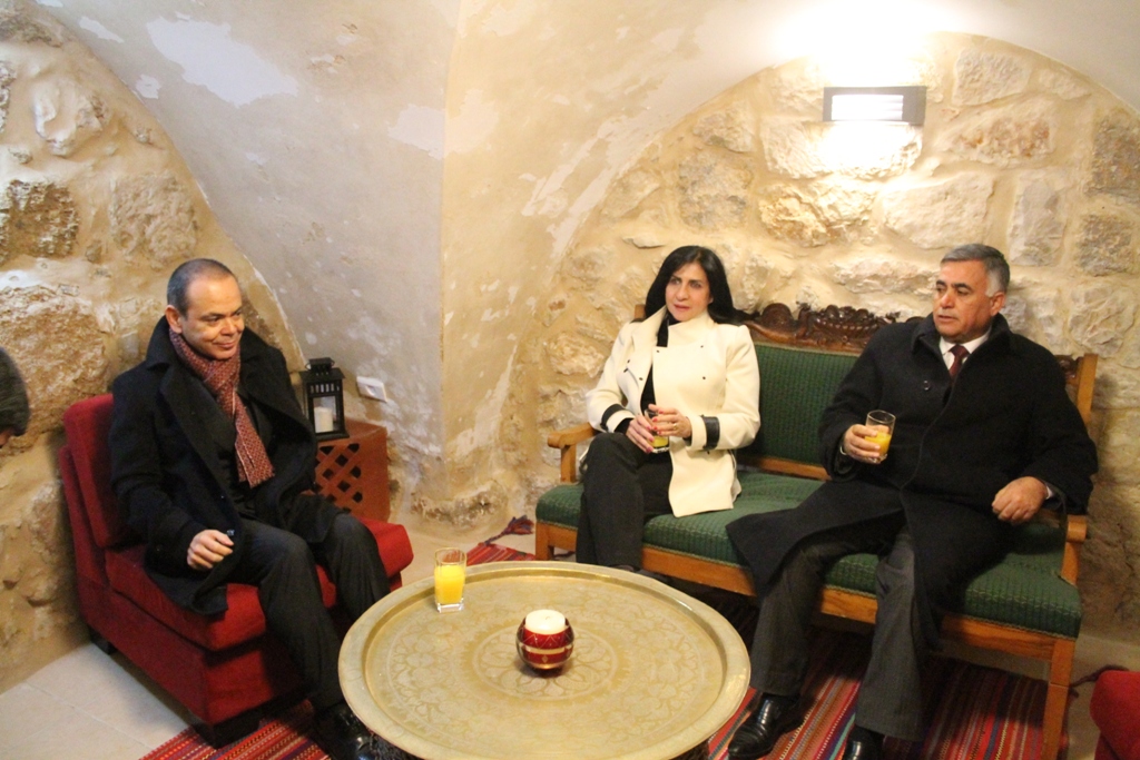 بلدية بيت لحم تطلق مجموعة من مشاريعها  الممولة من الحكومة الإيطالية من خلال  برنامج دعم البلديات الفلسطينية ومن بينها حوش السريان والمدبسة