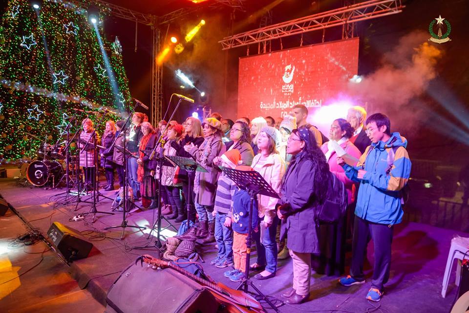 24-12-2015 إستقبال غبطة البطريرك فؤاد طوال والأمسية الميلادية 