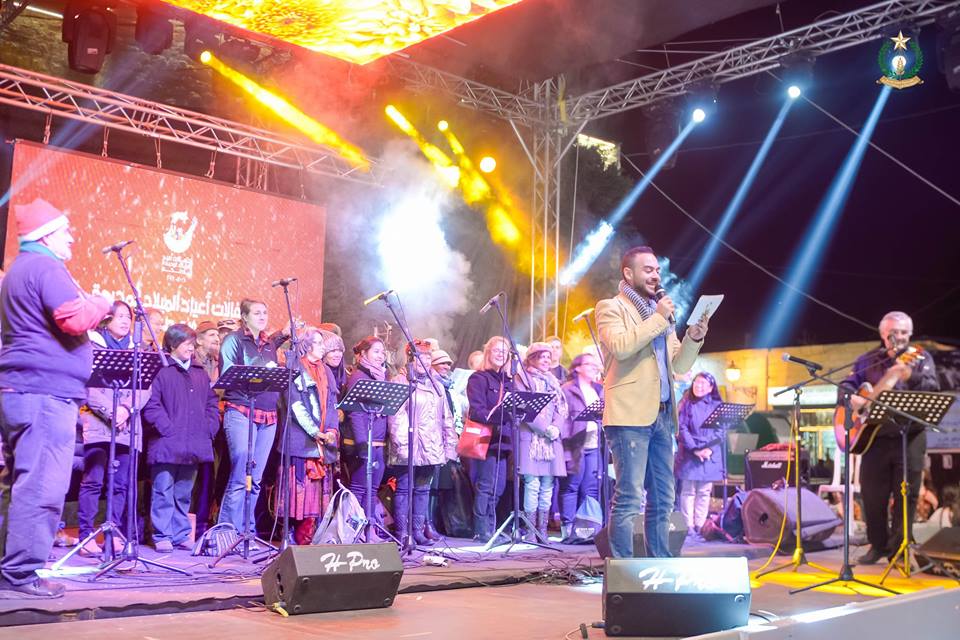 24-12-2015 إستقبال غبطة البطريرك فؤاد طوال والأمسية الميلادية 