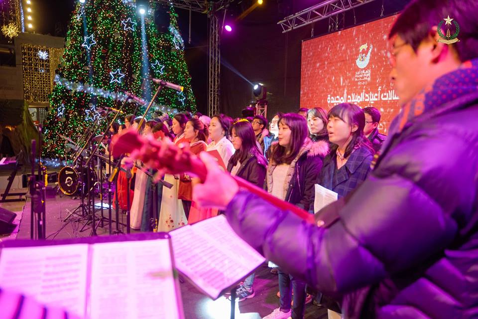 24-12-2015 إستقبال غبطة البطريرك فؤاد طوال والأمسية الميلادية 