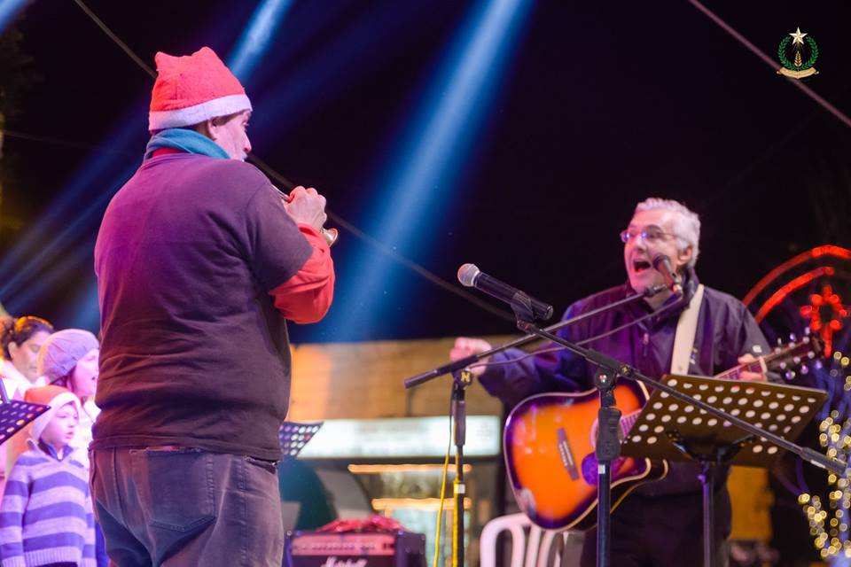 24-12-2015 إستقبال غبطة البطريرك فؤاد طوال والأمسية الميلادية 