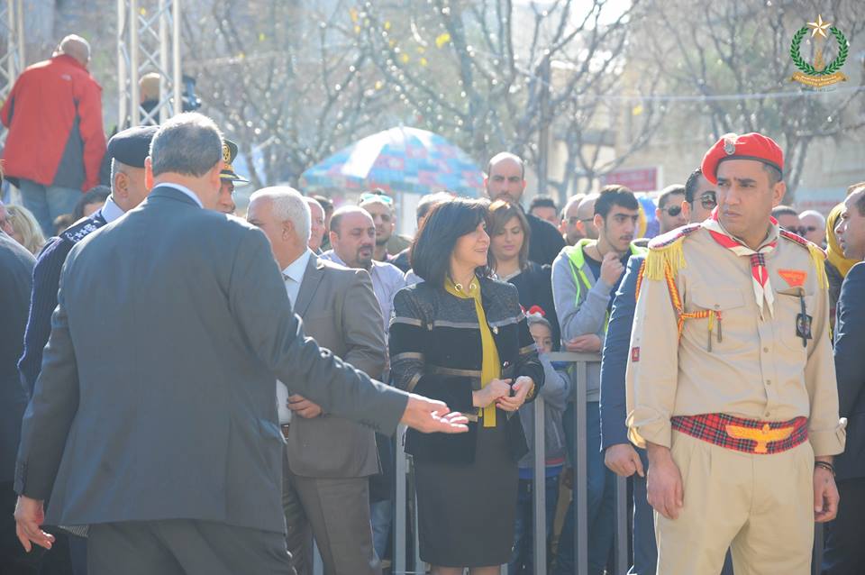 24-12-2015 إستقبال غبطة البطريرك فؤاد طوال والأمسية الميلادية 