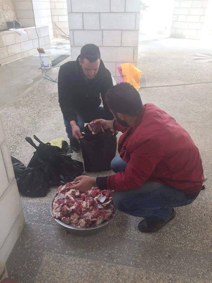 المبادرة الخيرية للمجلس المحلي الشبابي في بيت لحم بمناسبة الأعياد الميلادية المجيدة 