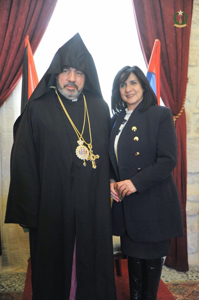 كلمة غبطة بطريرك الأرمن الارثوذكس نورهان مانوجيان  خلال مراسم استقباله في دير الارمن في بيت لحم اليوم الاثنين 18/1/2016 	