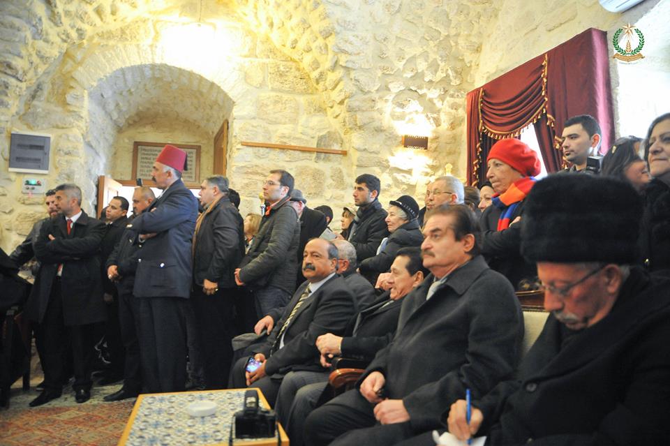 كلمة غبطة بطريرك الأرمن الارثوذكس نورهان مانوجيان  خلال مراسم استقباله في دير الارمن في بيت لحم اليوم الاثنين 18/1/2016 	