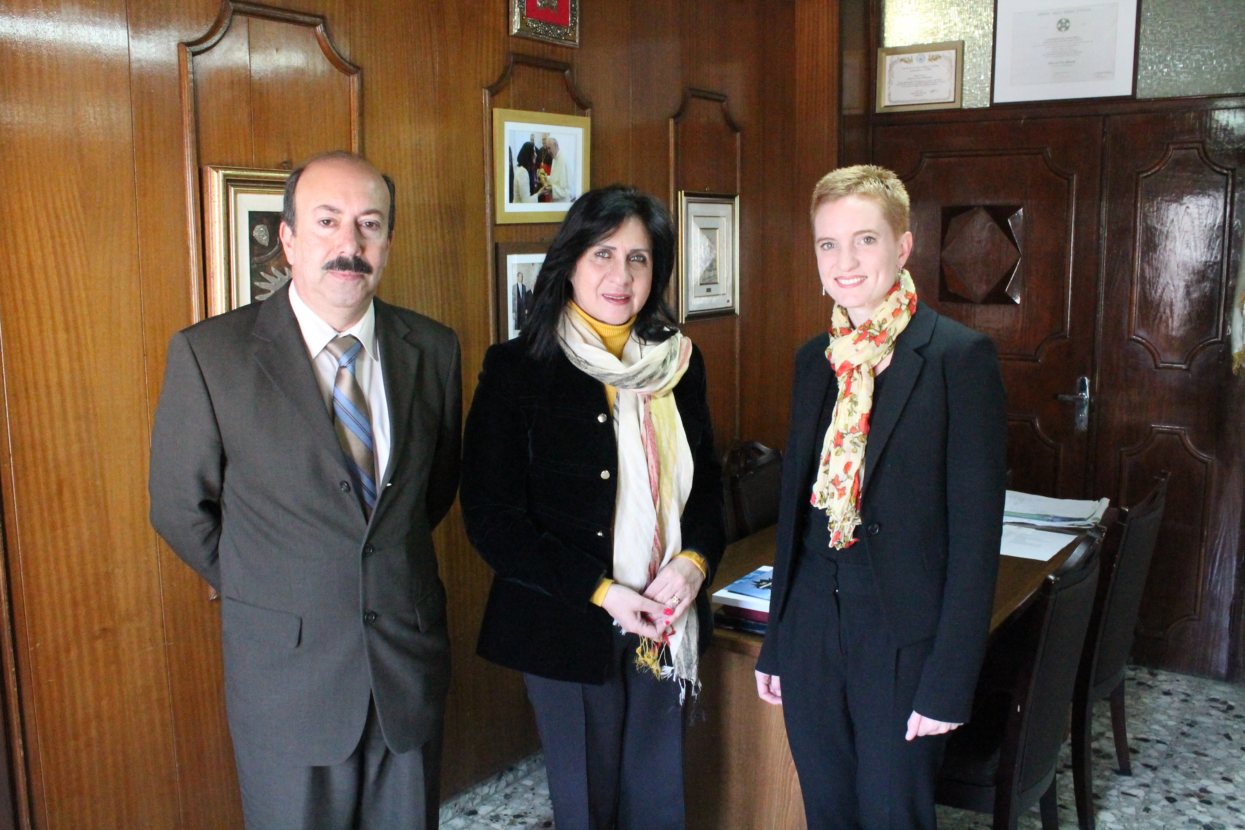 رئيسة بلدية بيت لحم تسقبل ممثلة أستراليا وتنقل لها واقع مدينة بيت لحم وأهم التحديات 