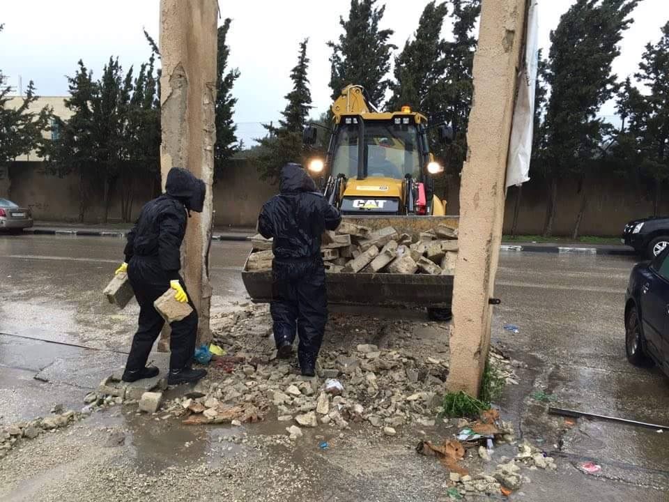 المحافظة تتفقد سير عمل فريق طوارئ بلدية بيت لحم الذي بدوره تعامل مع العديد من الحالات الطارئة 