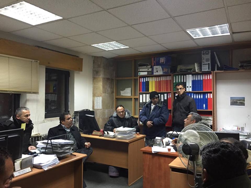 المحافظة تتفقد سير عمل فريق طوارئ بلدية بيت لحم الذي بدوره تعامل مع العديد من الحالات الطارئة 