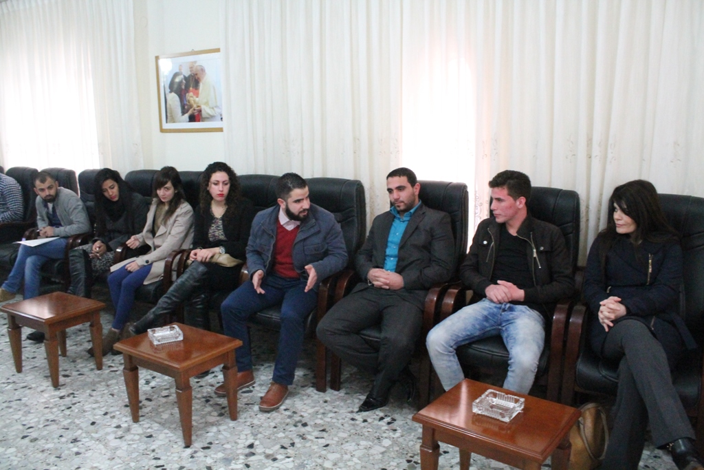 وفد من مؤسسة مجتمعات عالمية من واشنطن وفلسطين يزور بلدية بيت لحم ويَطلع على عمل المجالس الشبابية في محافظة بيت لحم