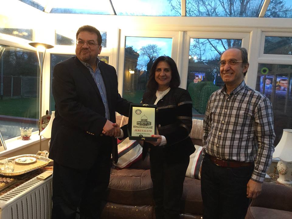 رئيسة بلدية بيت لحم تزور إيرلندا وتلتقي عدد من الشخصيات الإعتبارية بهدف دعم طلبة جامعة بيت لحم 