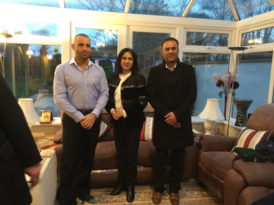 رئيسة بلدية بيت لحم تزور إيرلندا وتلتقي عدد من الشخصيات الإعتبارية بهدف دعم طلبة جامعة بيت لحم 