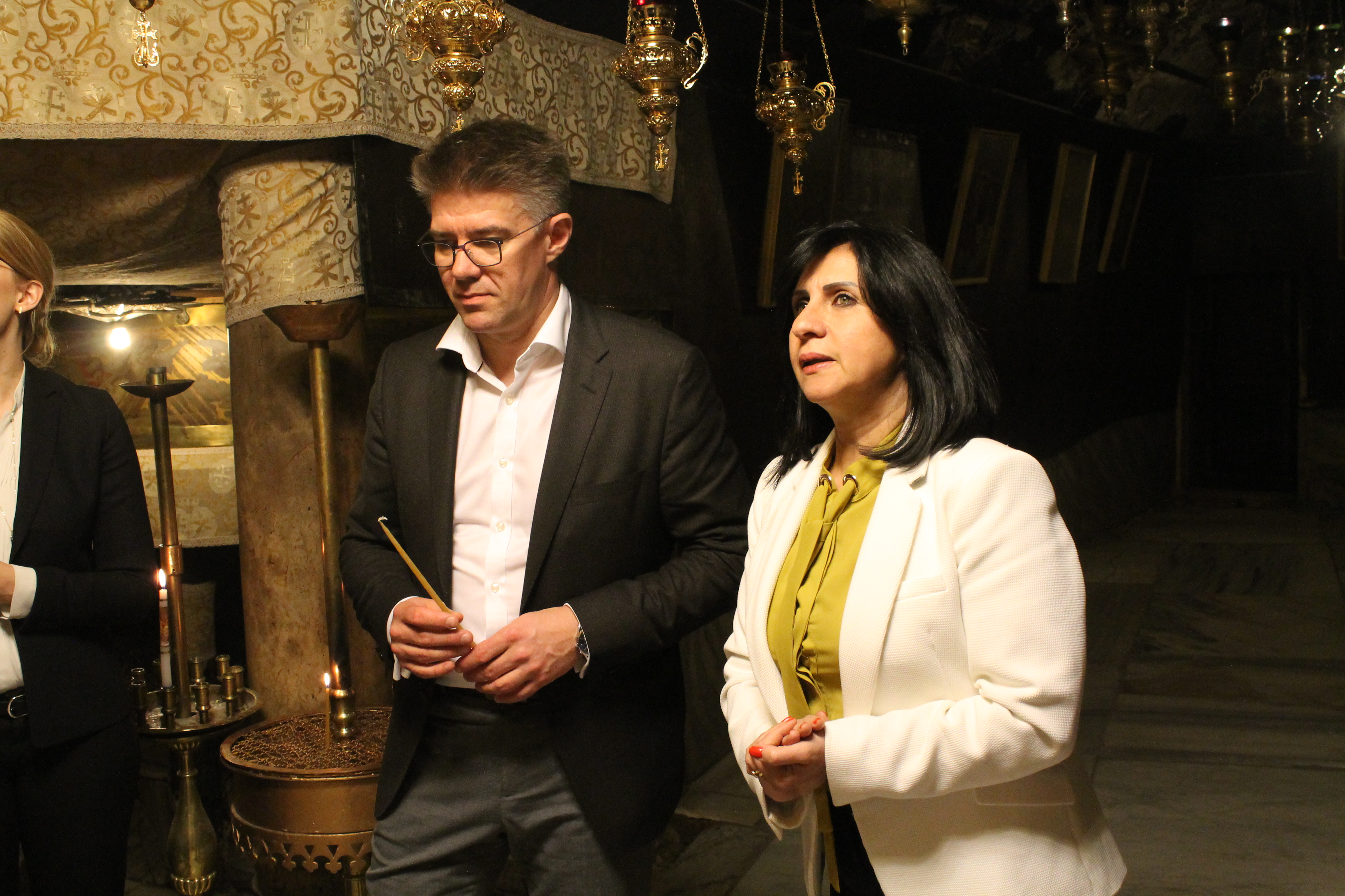 رئيسة بلدية بيت لحم تستقبل وزير خارجية أيسلندا وتطلعه على تحديات المدينة وترشيحها كعاصمة للثقافة العربية 