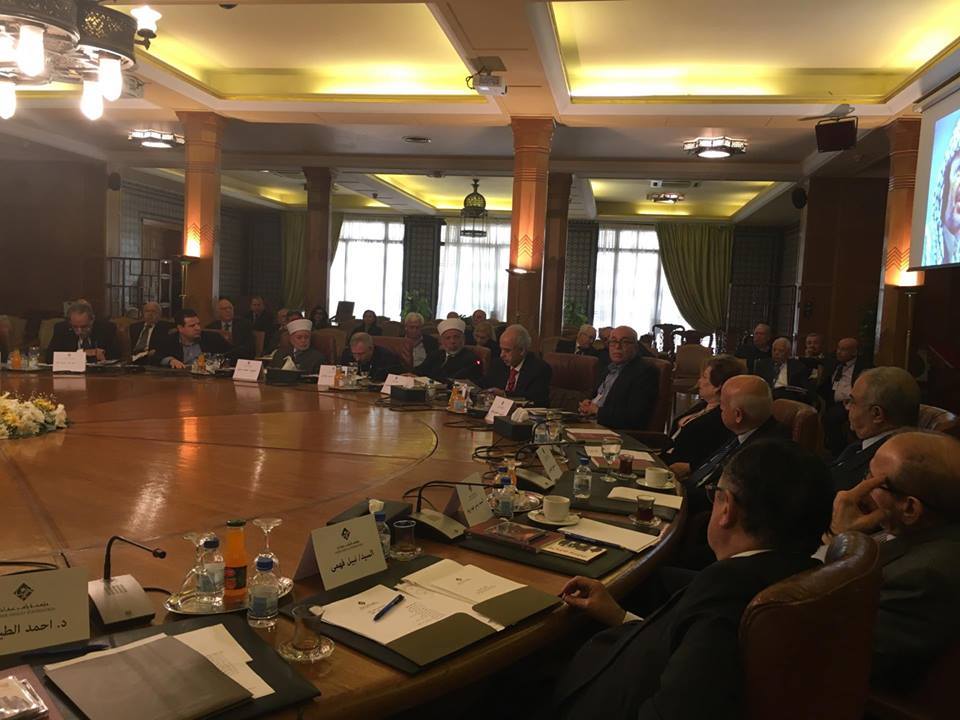 رئيسة بلدية بيت لحم تشارك في الاجتماع التاسع لمجلس أمناء مؤسسة ياسر عرفات في القاهرة 