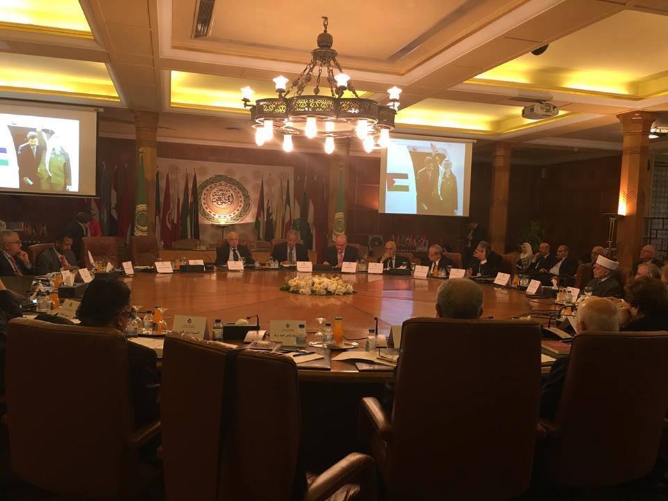 رئيسة بلدية بيت لحم تشارك في الاجتماع التاسع لمجلس أمناء مؤسسة ياسر عرفات في القاهرة 