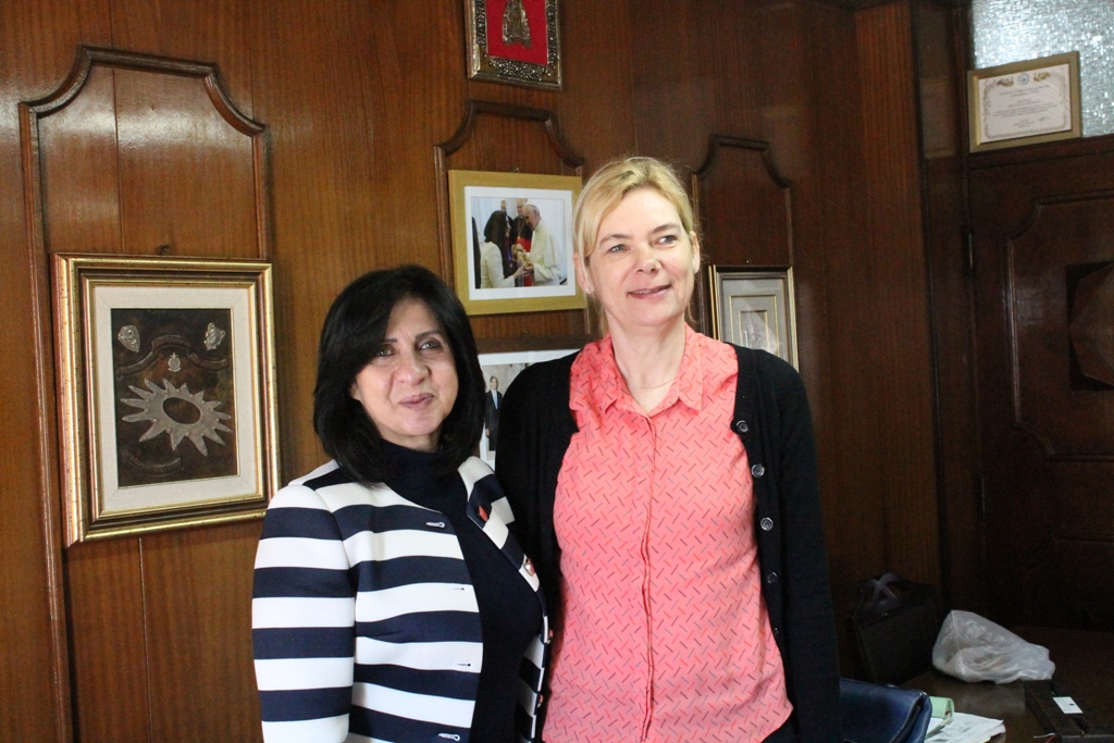  رئيسة بلدية بيت لحم ونائبها يلتقيان بوفد دنماركي من الحزب الديمقراطي بحضور مفوضية العلاقات الدولية والقواسمي