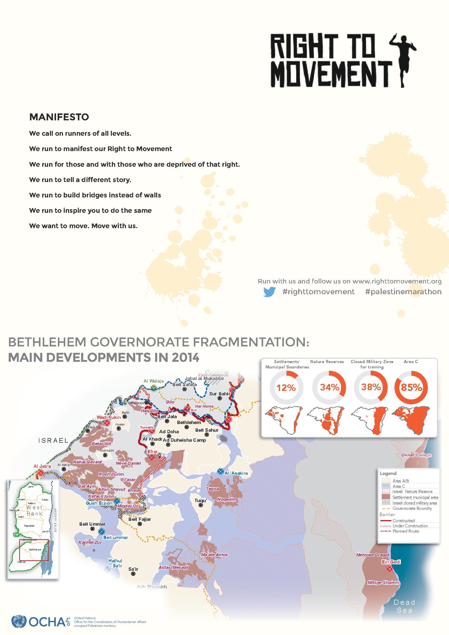 معلومات هامة تخص ماراثون فلسطين الرابع - ليوم الجمعة 1-4-2016