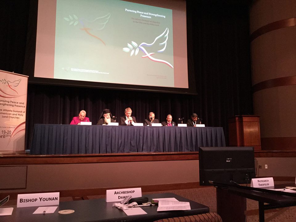 بابون تشارك في مؤتمر الكنائس العام في أمريكا والأرض المقدسة 