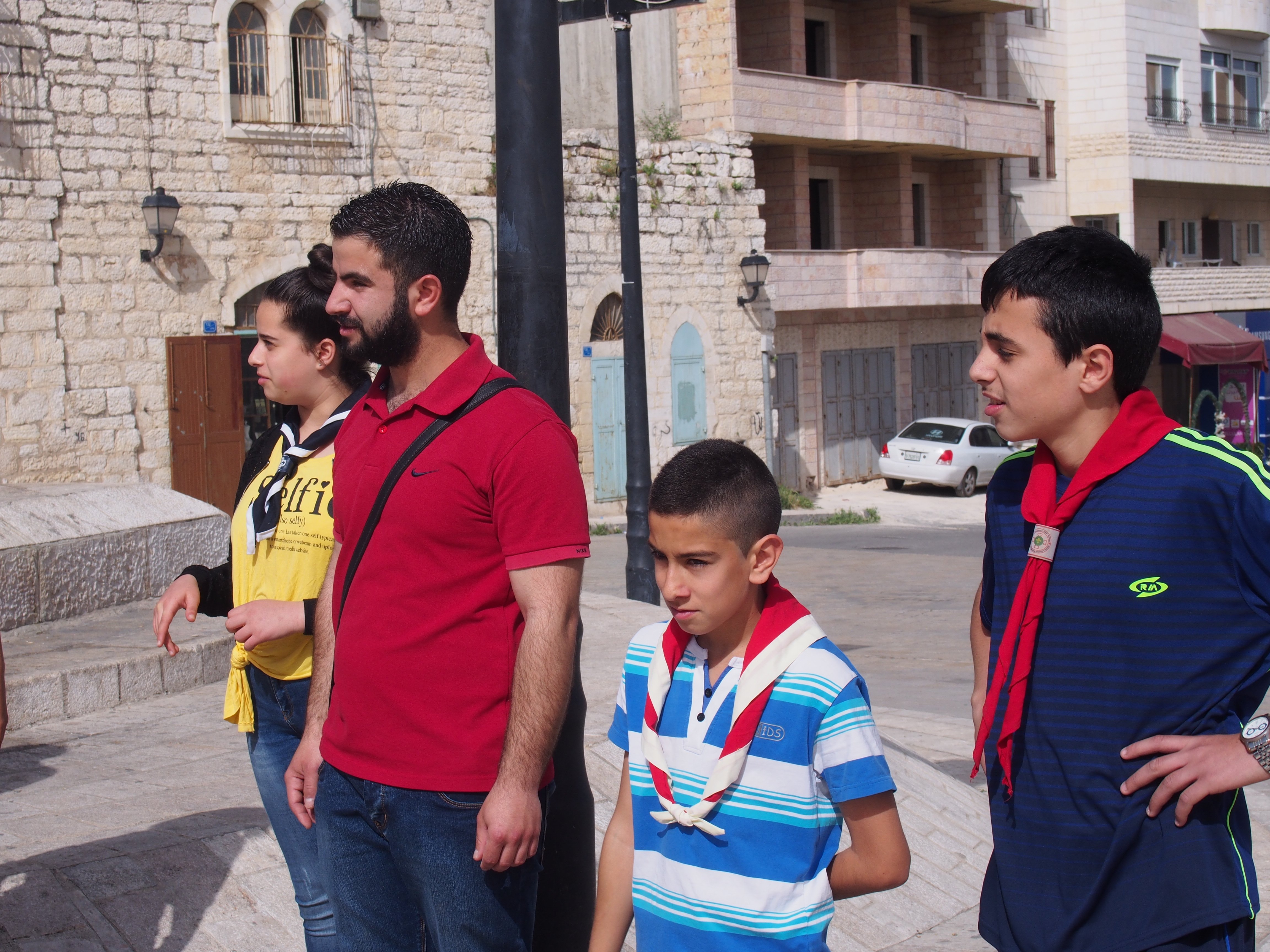 نشاط فصحي في شوارع بيت لحم القديمة للتعرف على تاريخ وأصالة المواقع التراثية والتاريخية 