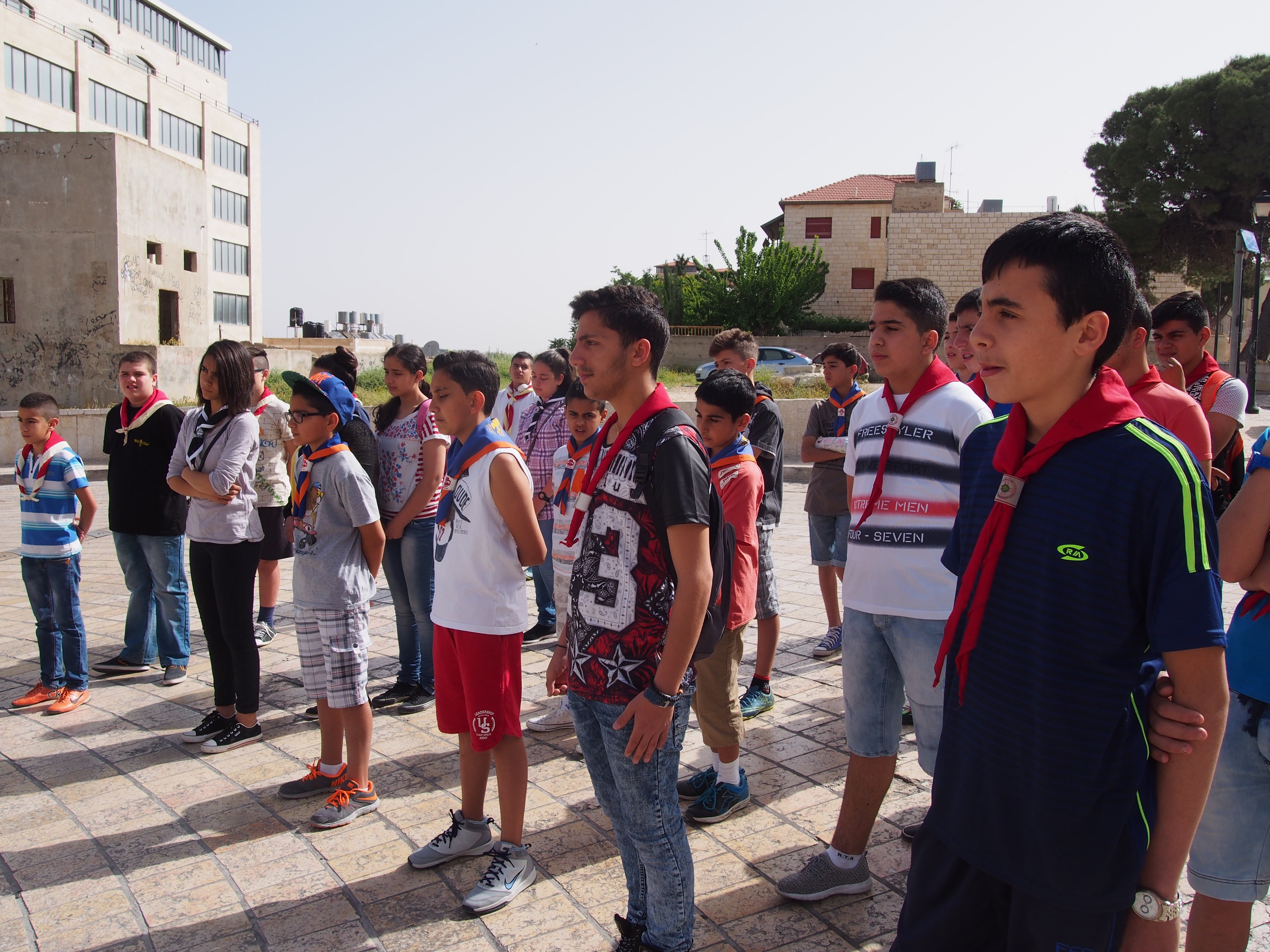 نشاط فصحي في شوارع بيت لحم القديمة للتعرف على تاريخ وأصالة المواقع التراثية والتاريخية 