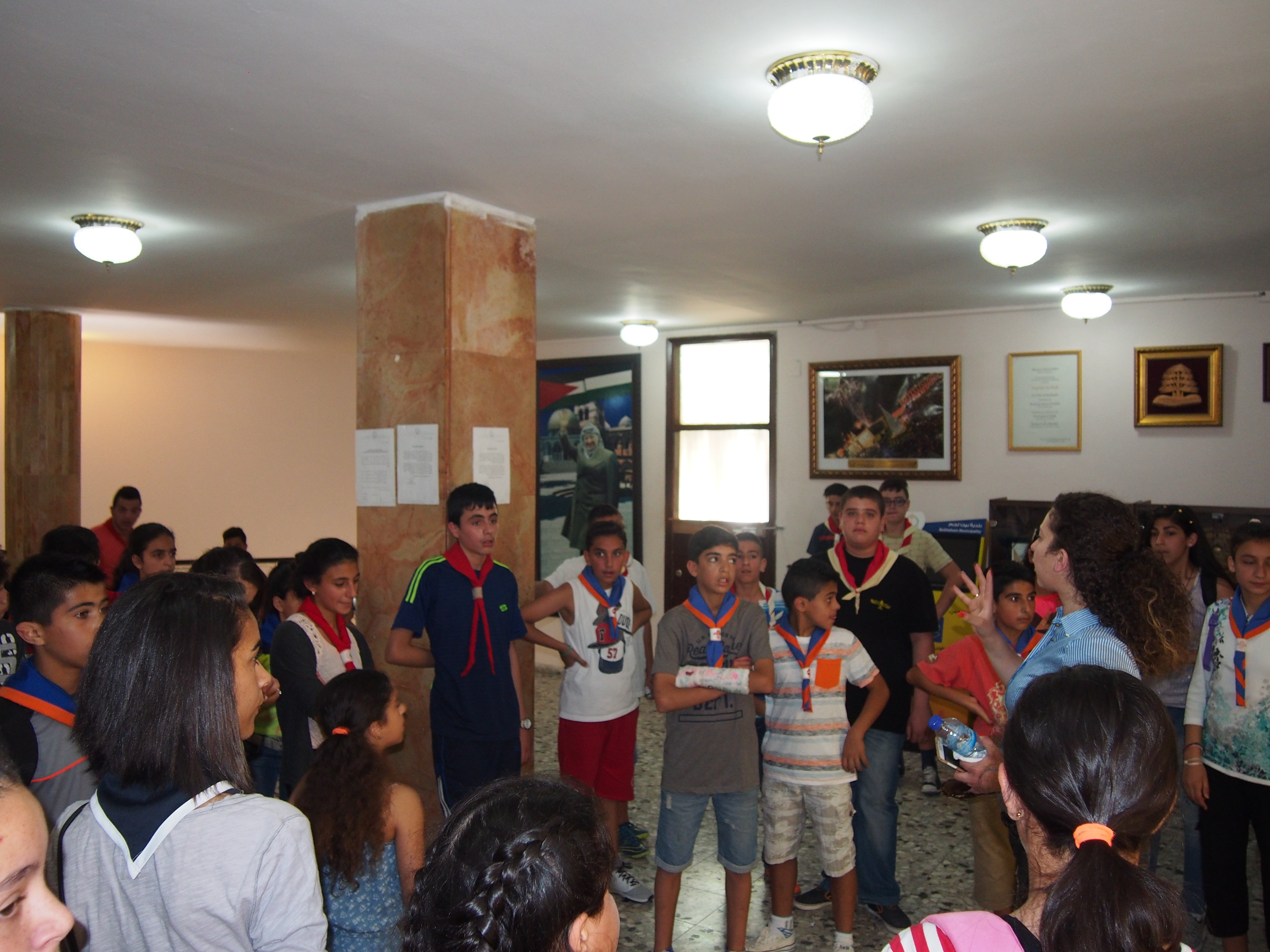 نشاط فصحي في شوارع بيت لحم القديمة للتعرف على تاريخ وأصالة المواقع التراثية والتاريخية 