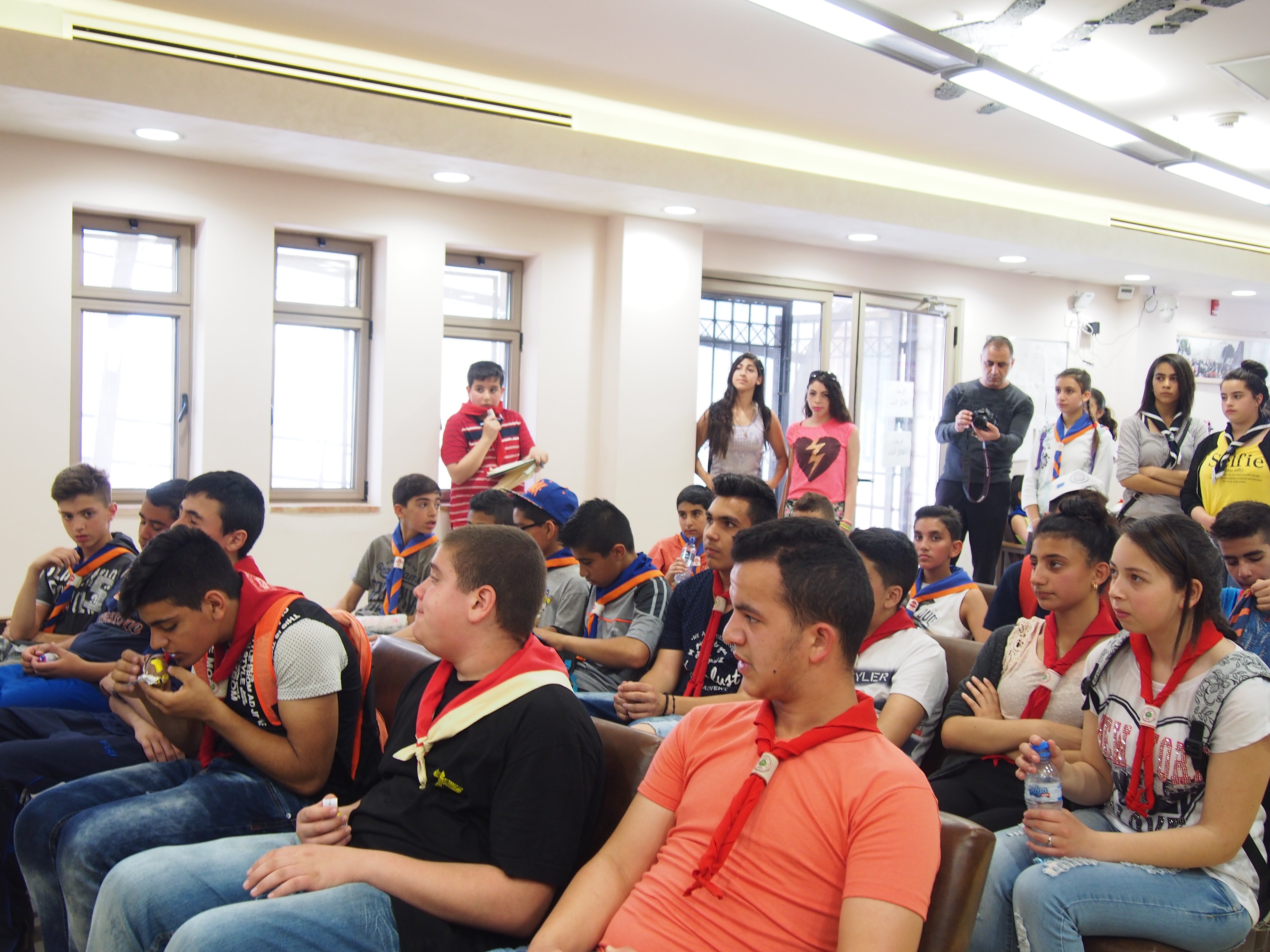 نشاط فصحي في شوارع بيت لحم القديمة للتعرف على تاريخ وأصالة المواقع التراثية والتاريخية 