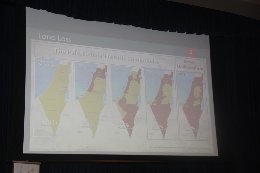 رئيسة بلدية بيت لحم تشارك في مؤتمر الكنائس العام في أتلانتا الأمريكية وتنقل واقع بيت لحم المحاصرة