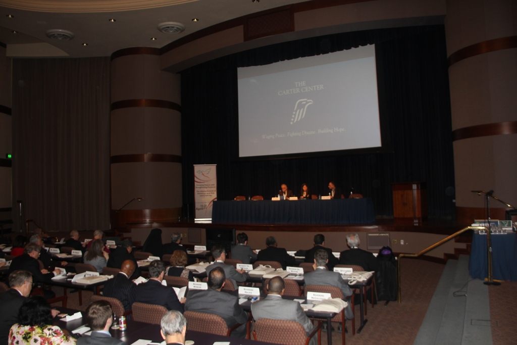 رئيسة بلدية بيت لحم تشارك في مؤتمر الكنائس العام في أتلانتا الأمريكية وتنقل واقع بيت لحم المحاصرة