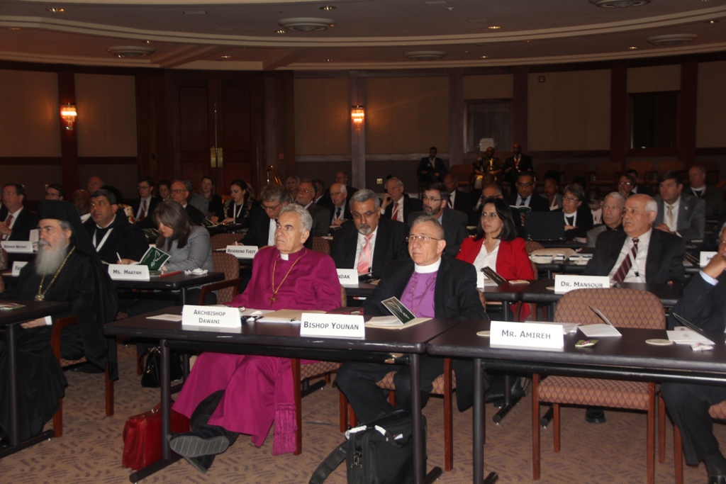 رئيسة بلدية بيت لحم تشارك في مؤتمر الكنائس العام في أتلانتا الأمريكية وتنقل واقع بيت لحم المحاصرة