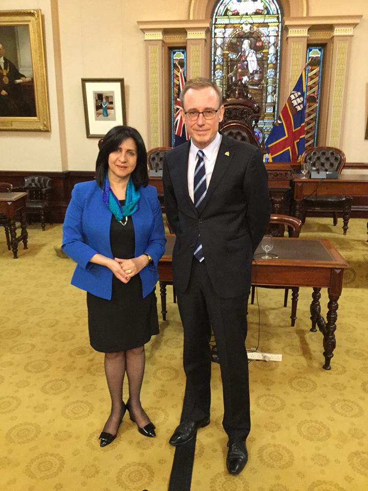 في زيارتها إلى أستراليا بابون تنقل واقع بيت لحم وتلتقي بعدد من الشخصيات الأسترالية والفلسطينية