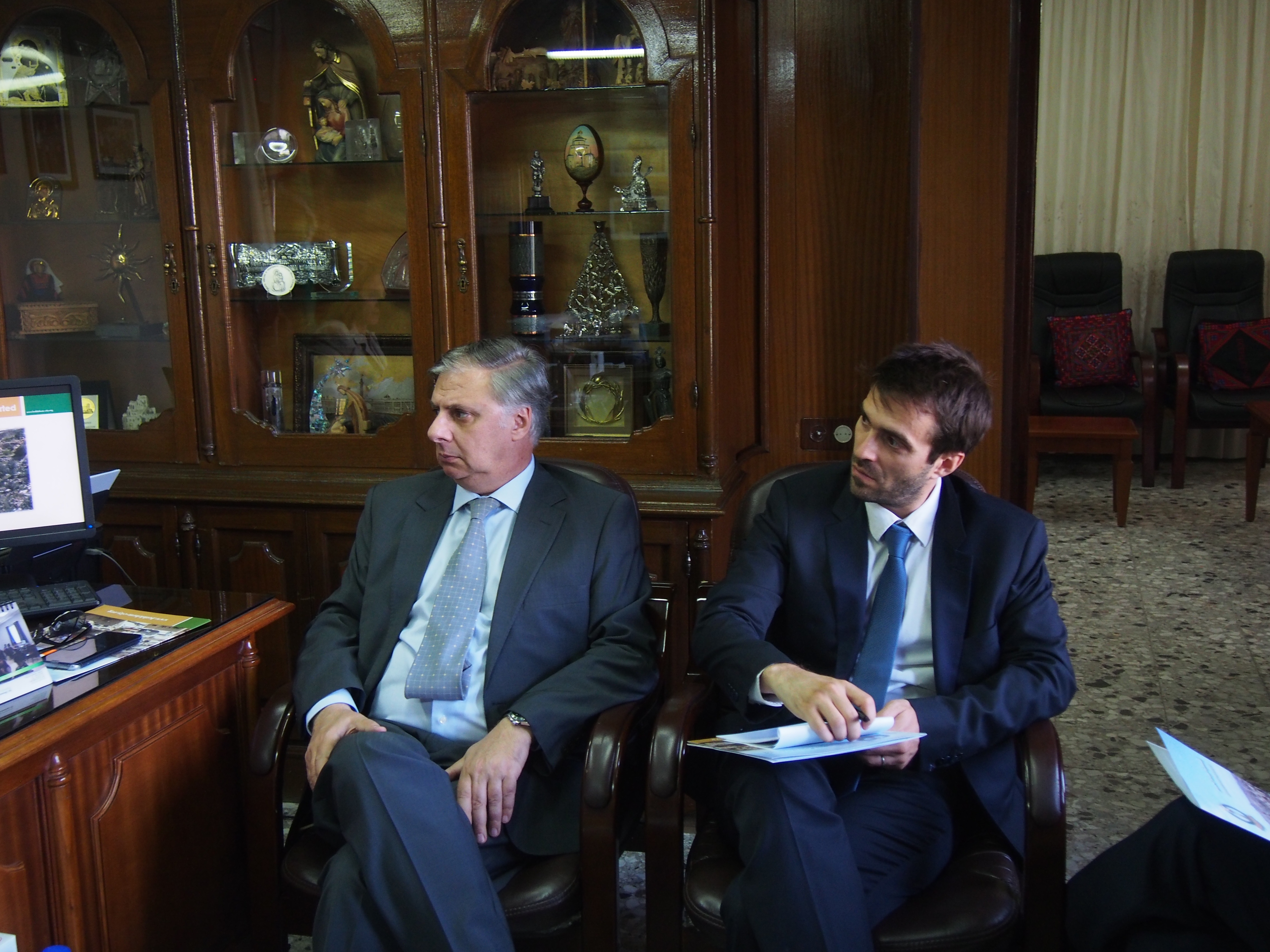  بابون تسقبل عدداً من القناصل وممثلي الدول وتنقل لهم أخر تحضيرات مؤتمر مغتربي محافظة بيت لحم وتدعوهم للترويج للمؤتمر وجذب مزيد من المشاركين  