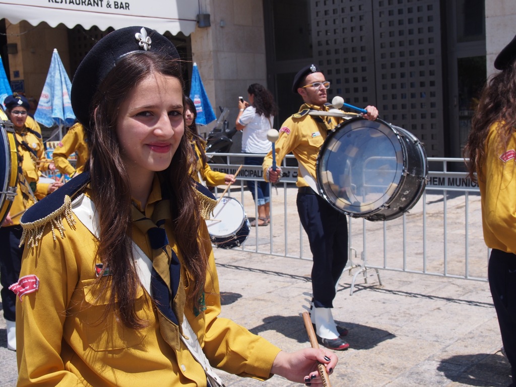 رئيسة وأعضاء المجلس البلدي في بيت لحم يشاركون في إستقبال حارس الأراضي المقدسة الجديد 