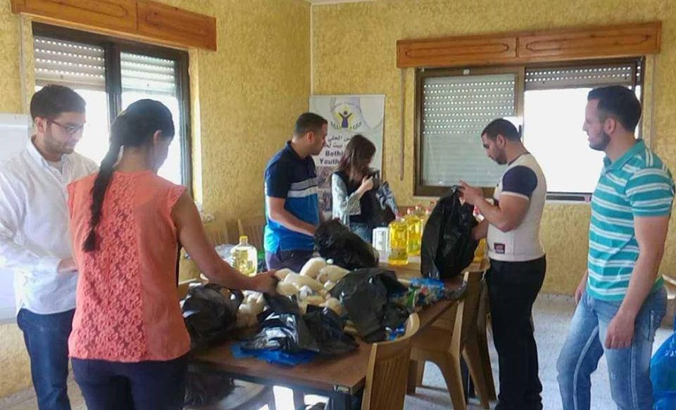 المجلس الشبابي في بيت لحم يستكمل المرحلة الثالثة من مبادرة " المعطي بسرور يحبه الله "