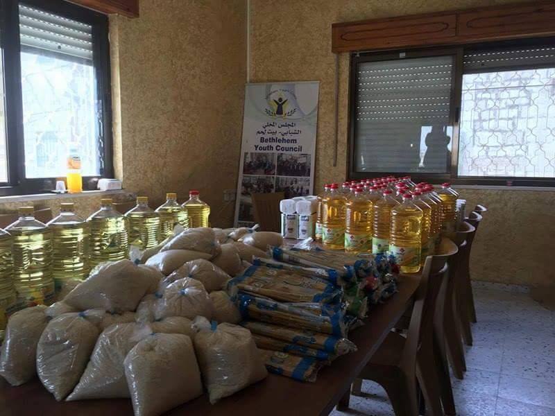 المجلس الشبابي في بيت لحم يستكمل المرحلة الثالثة من مبادرة " المعطي بسرور يحبه الله "