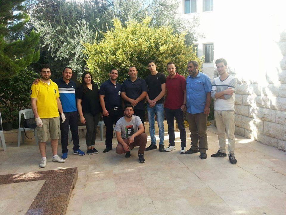 المجلس الشبابي في بيت لحم يتطوع لصالح تكية ستنا مريم 