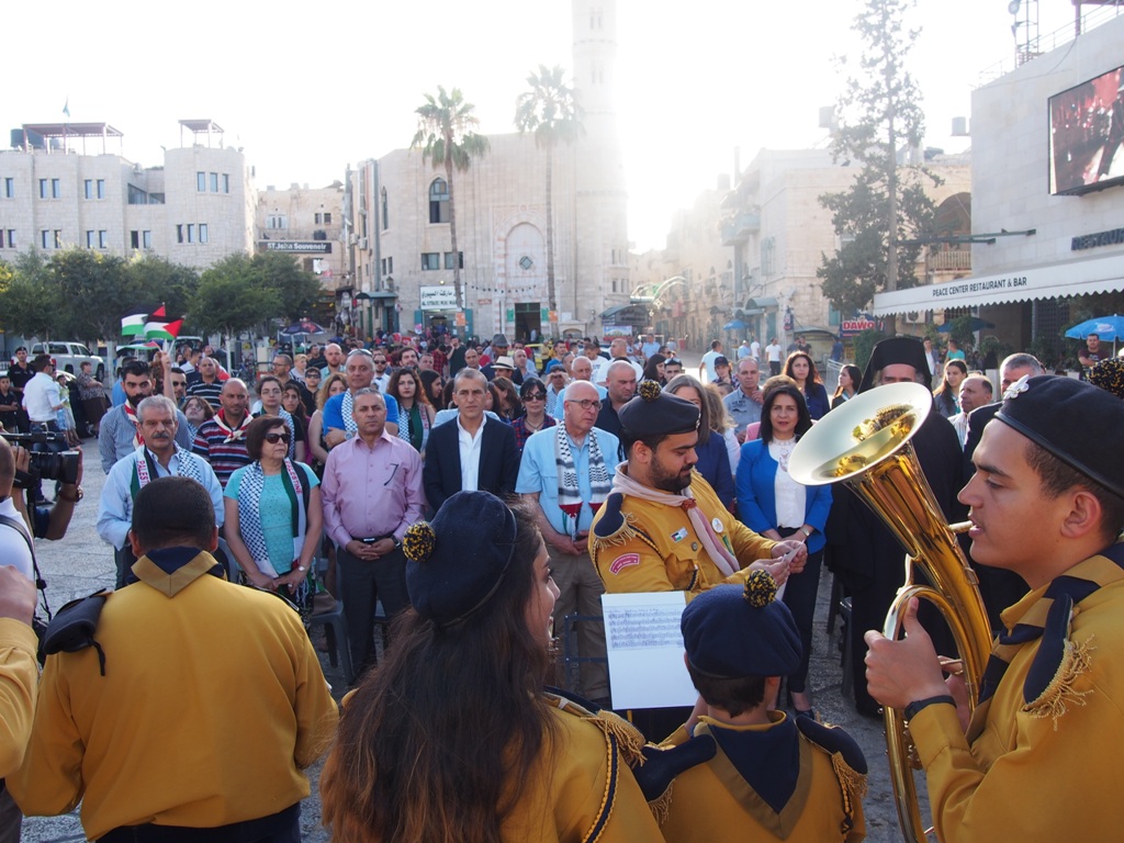  رئيسة بلدية بيت لحم تشارك في إستقبال مغتربي فلسطين الشباب ضمن مشروع إعرف تراثك الوطني 