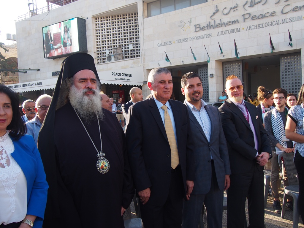  رئيسة بلدية بيت لحم تشارك في إستقبال مغتربي فلسطين الشباب ضمن مشروع إعرف تراثك الوطني 