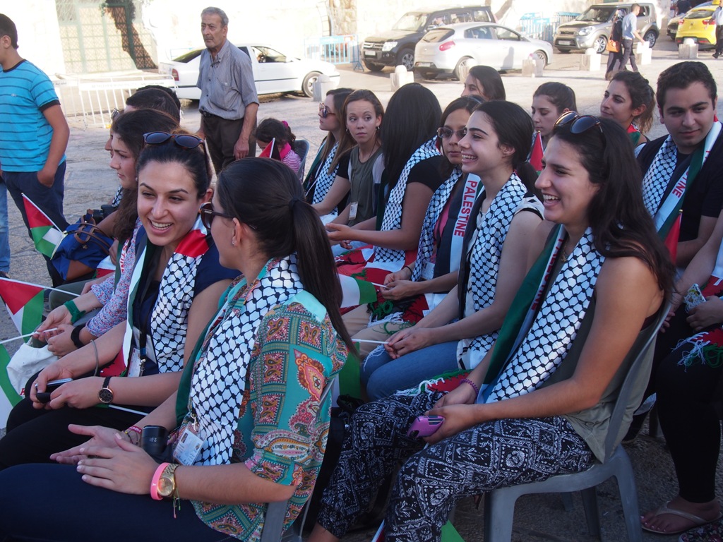  رئيسة بلدية بيت لحم تشارك في إستقبال مغتربي فلسطين الشباب ضمن مشروع إعرف تراثك الوطني 