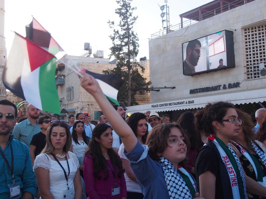  رئيسة بلدية بيت لحم تشارك في إستقبال مغتربي فلسطين الشباب ضمن مشروع إعرف تراثك الوطني 