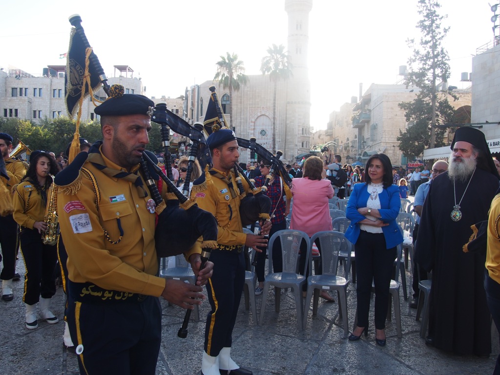  رئيسة بلدية بيت لحم تشارك في إستقبال مغتربي فلسطين الشباب ضمن مشروع إعرف تراثك الوطني 