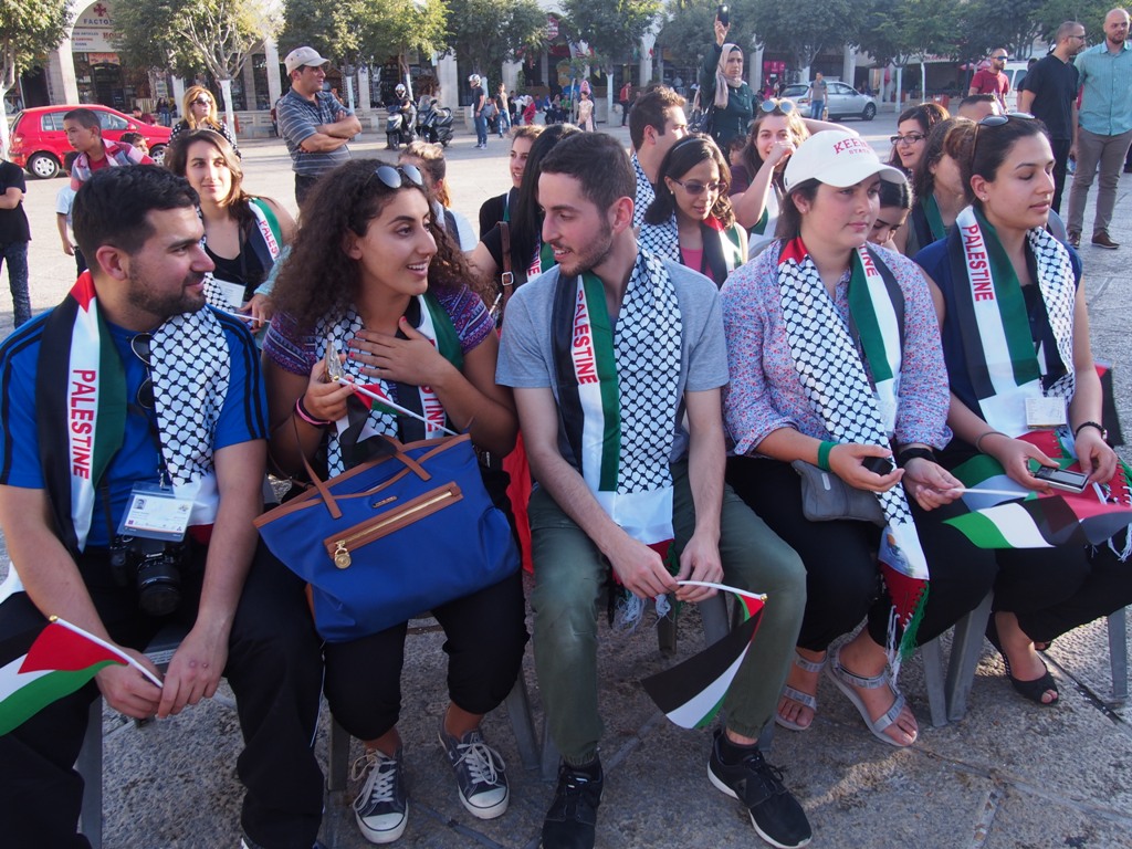  رئيسة بلدية بيت لحم تشارك في إستقبال مغتربي فلسطين الشباب ضمن مشروع إعرف تراثك الوطني 