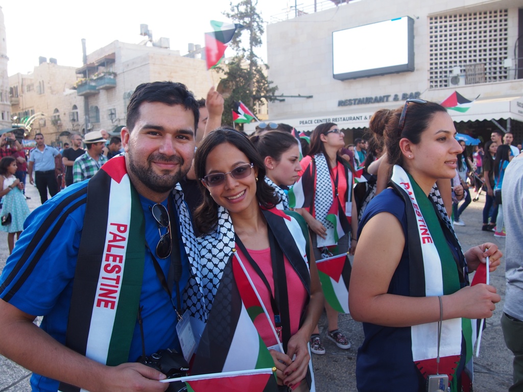  رئيسة بلدية بيت لحم تشارك في إستقبال مغتربي فلسطين الشباب ضمن مشروع إعرف تراثك الوطني 