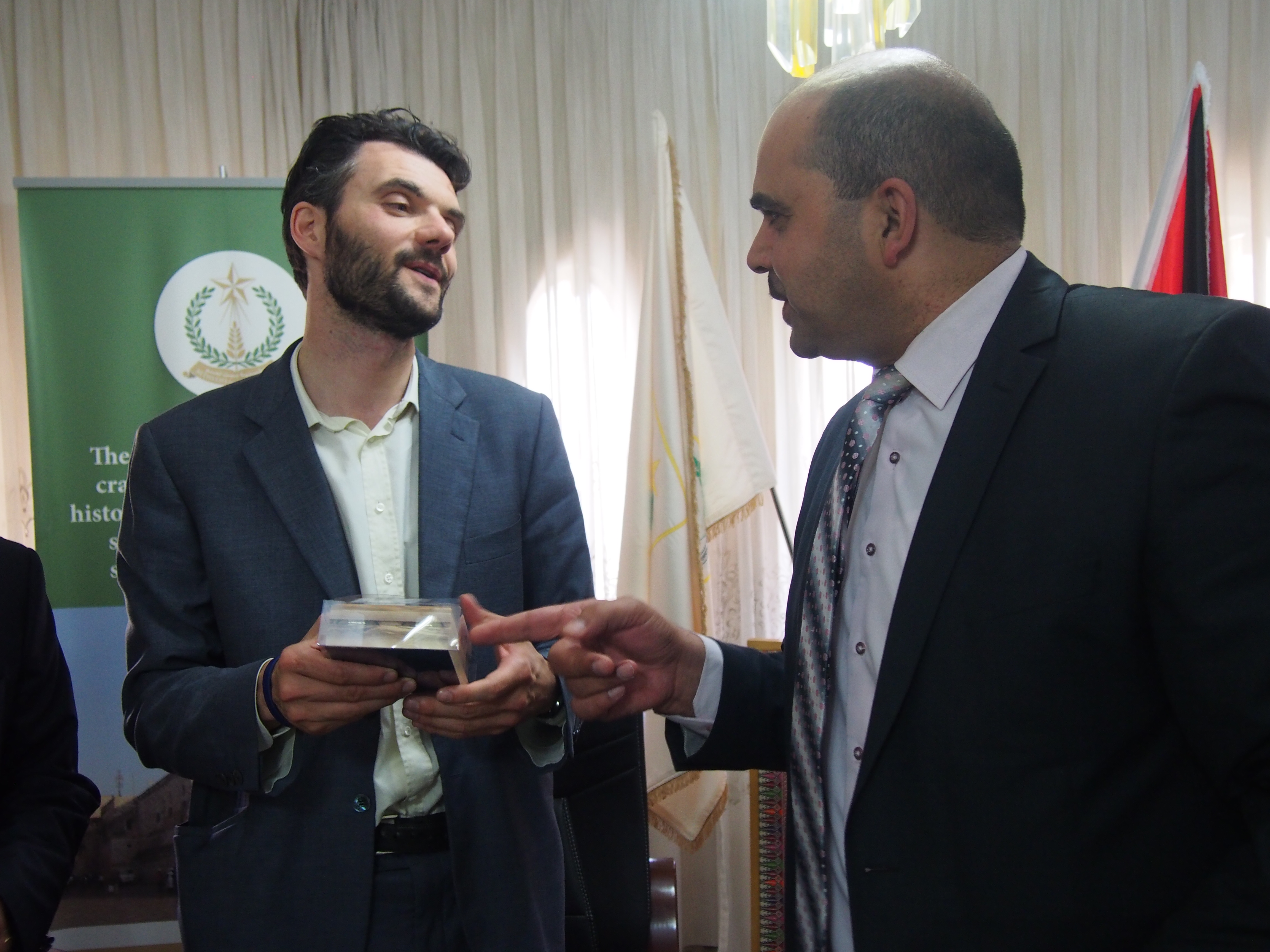 نائب رئيسة بلدية بيت لحم يستقبل رئيس إتحاد البلديات الإيطالية في مقاطعة توسكانا